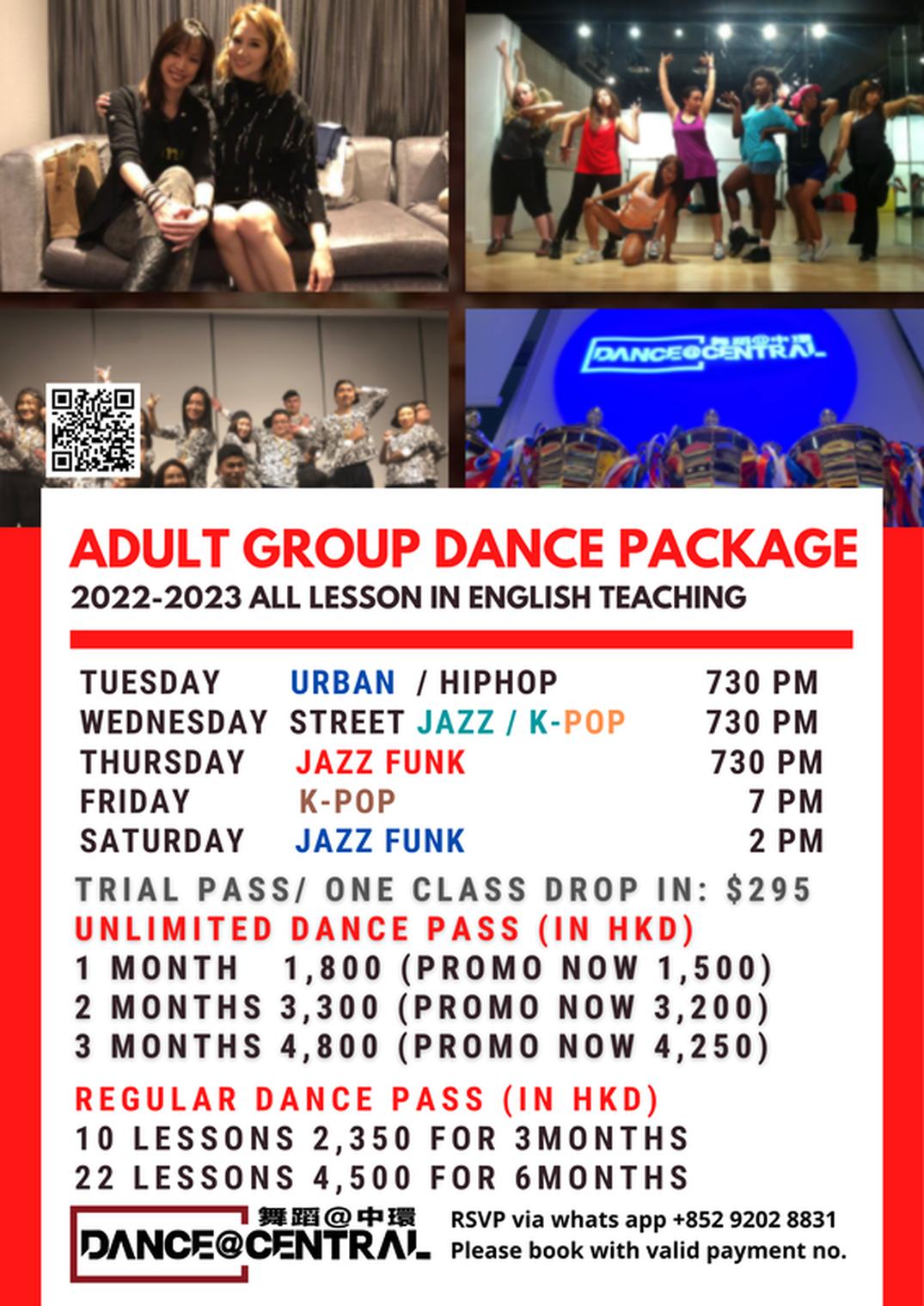 BEGINNER  MIX LEVEL GROUP DANCE CLASS - ENGLISH SPEAKING PROFESSIONAL DANCE  STUDIO IN HONG KONG CHILDREN DANCE ADULT DANCE WEDDING DANCE